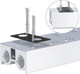 Heschen 2/3/4/5/6/7/8/9/10 Space PT1/4 Thread Mainfold Base work for 3V210 Pneumatic Solenoid Valve
