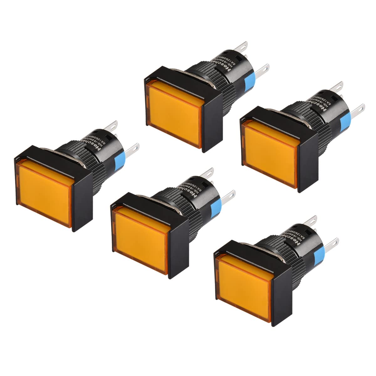 CE UL Plastica 16mm Rotondo Quadrato Rettangolo Testa interruttori pulsante rosso verde arancione Luci LED 48v Produttore e fabbrica |Pulsante CDOE