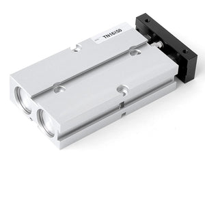 Heschen Pneumatic Air Cylinder TN16-50 16mm Bore 50mm Stroke Double-Rod Double-Acting Aluminum