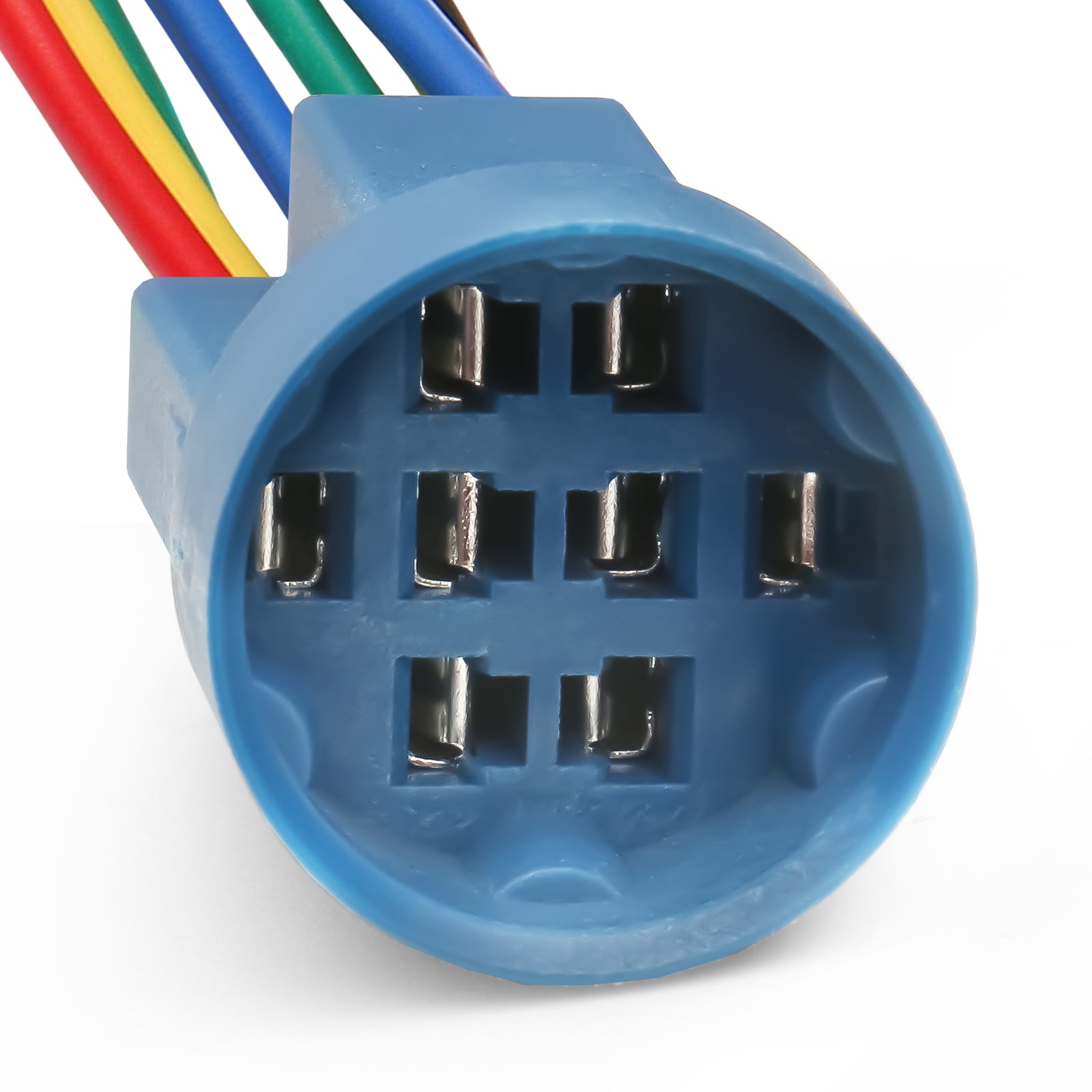 Heschen Wiring Plug with Harness for 5/8" 16mm Push Button Switch 2 NO 2NC ON Off Wire Connectors