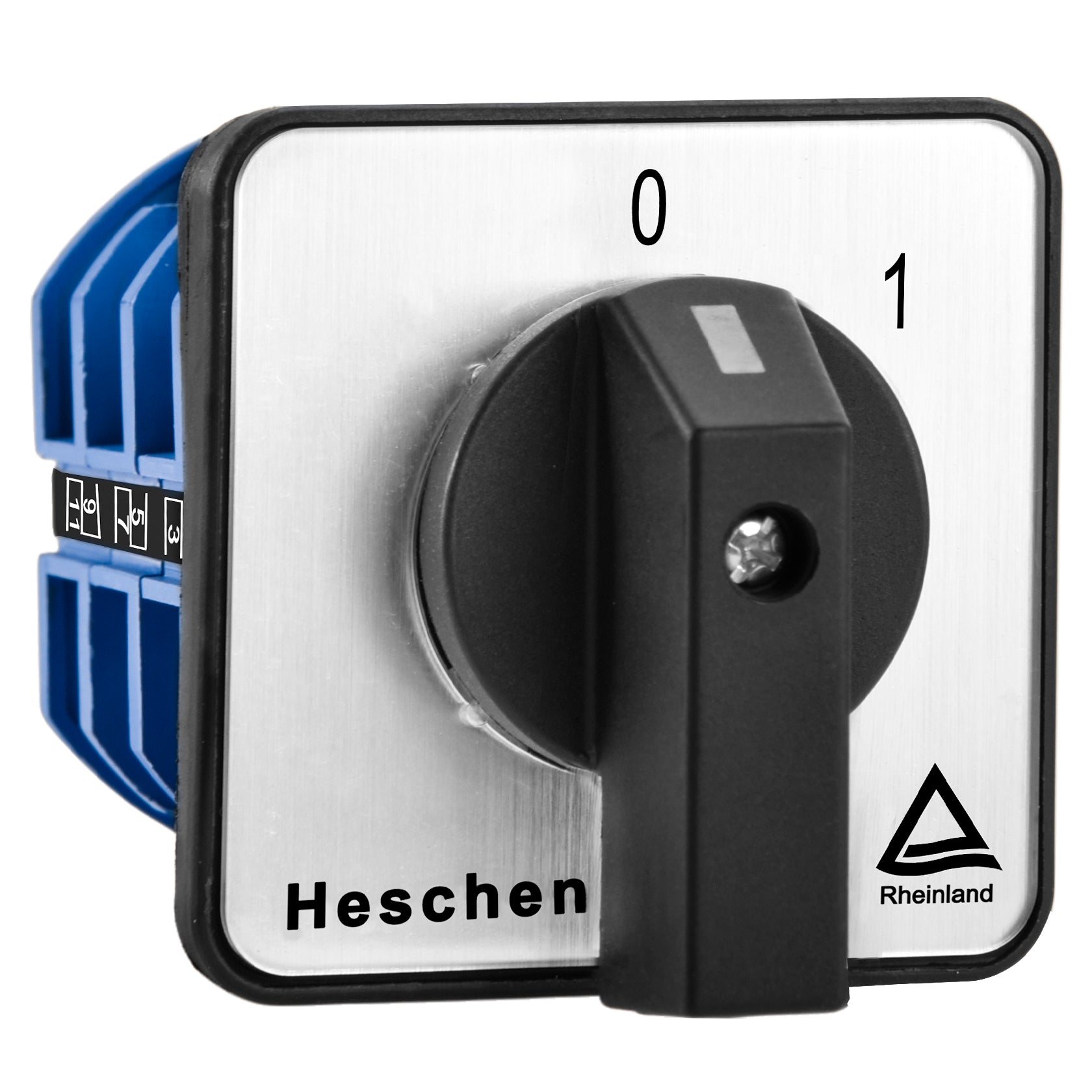 Heschen Universal Rotary Cam Selector Changeover Switch SZW26-63/C06.3 660V 63A OFF-ON 2 Position 3 Phase 12 Terminals CE,TUV