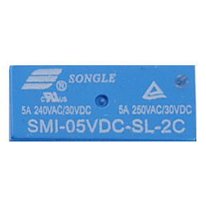 HesChen PC Board Relay SMI-05VDC-SL-2C 10A 250VAC/30VDC 8pin DIP Sealed 10 Pack