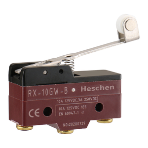 HesChen Roller Hinge Lever Micro Switch RX-10GW-B  10A 125VDC, 3A 250 VDC