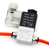Heschen Electrical Pneumatic Solenoid Valve 2V025-08 12V/24V/110V/220V PT1/4 2/2 Way Normally Closed CE IP65