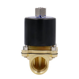 Heschen Pneumatic Brass Electric Solenoid Valve 2W-200-20K,3/4 Inch 12V/24V/110V/220V, Normally Open, 2 Way Direct Acting for Water