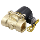 Heschen Pneumatic Brass Electric Solenoid Valve 2W-200-20K,3/4 Inch 12V/24V/110V/220V, Normally Open, 2 Way Direct Acting for Water