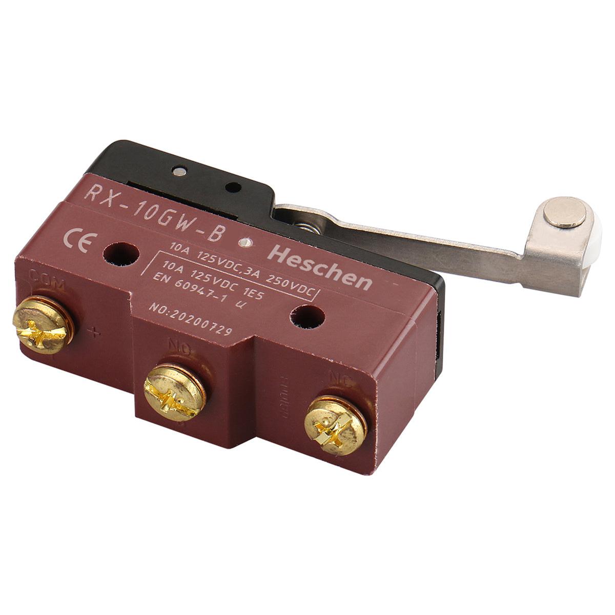 HesChen Roller Hinge Lever Micro Switch RX-10GW-B  10A 125VDC, 3A 250 VDC