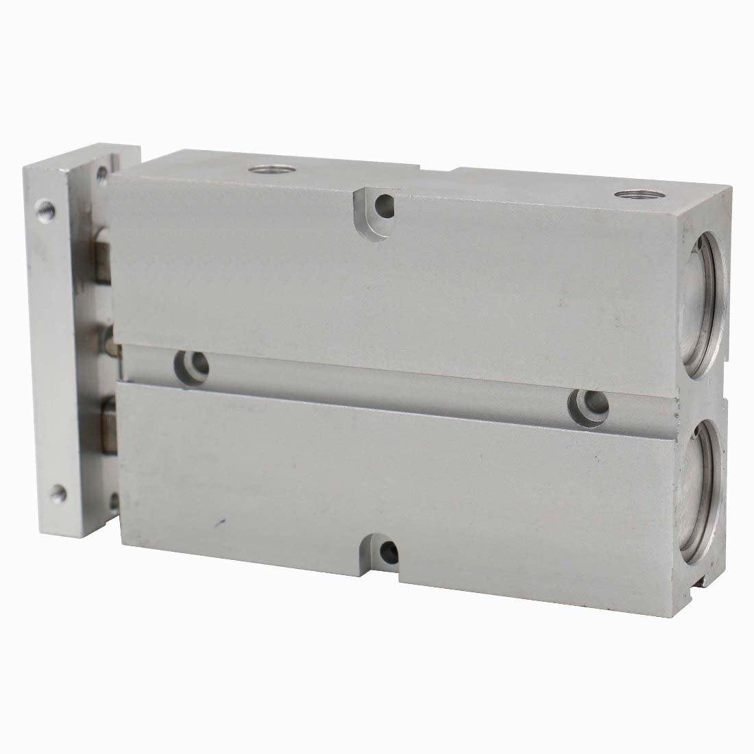 Heschen Pneumatic Air Cylinder TN20-200 20mm Bore 200mm Stroke Double-Rod Double-Acting Aluminum