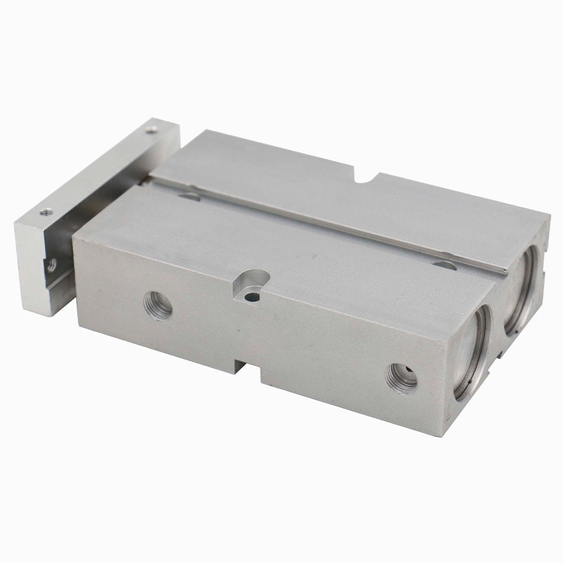 Heschen Pneumatic Air Cylinder TN16-80 16mm Bore 80mm Stroke Double-Rod Double-Acting Aluminum