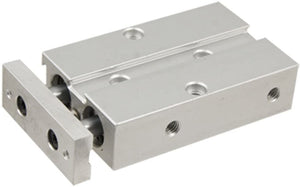 Heschen Pneumatic Air Cylinder TN10-150 10mm Bore 150mm Stroke Double-Rod Double-Acting Aluminum