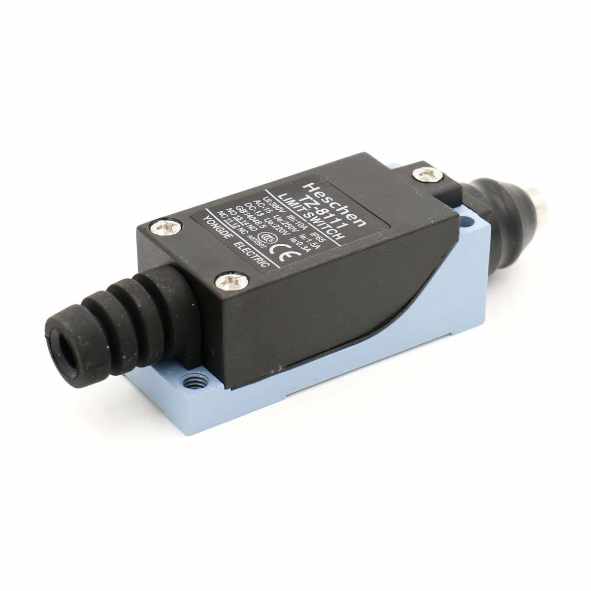 Heschen Limit Switch HS-8111 (TZ-8111,ME-8111,XCE 110) Pin Plunger Actuator Enclosed Momentary for CNC Plasma
