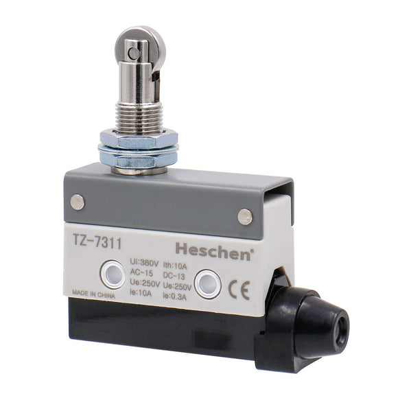 Horizontal limit switch momentray short hinge lever actuator