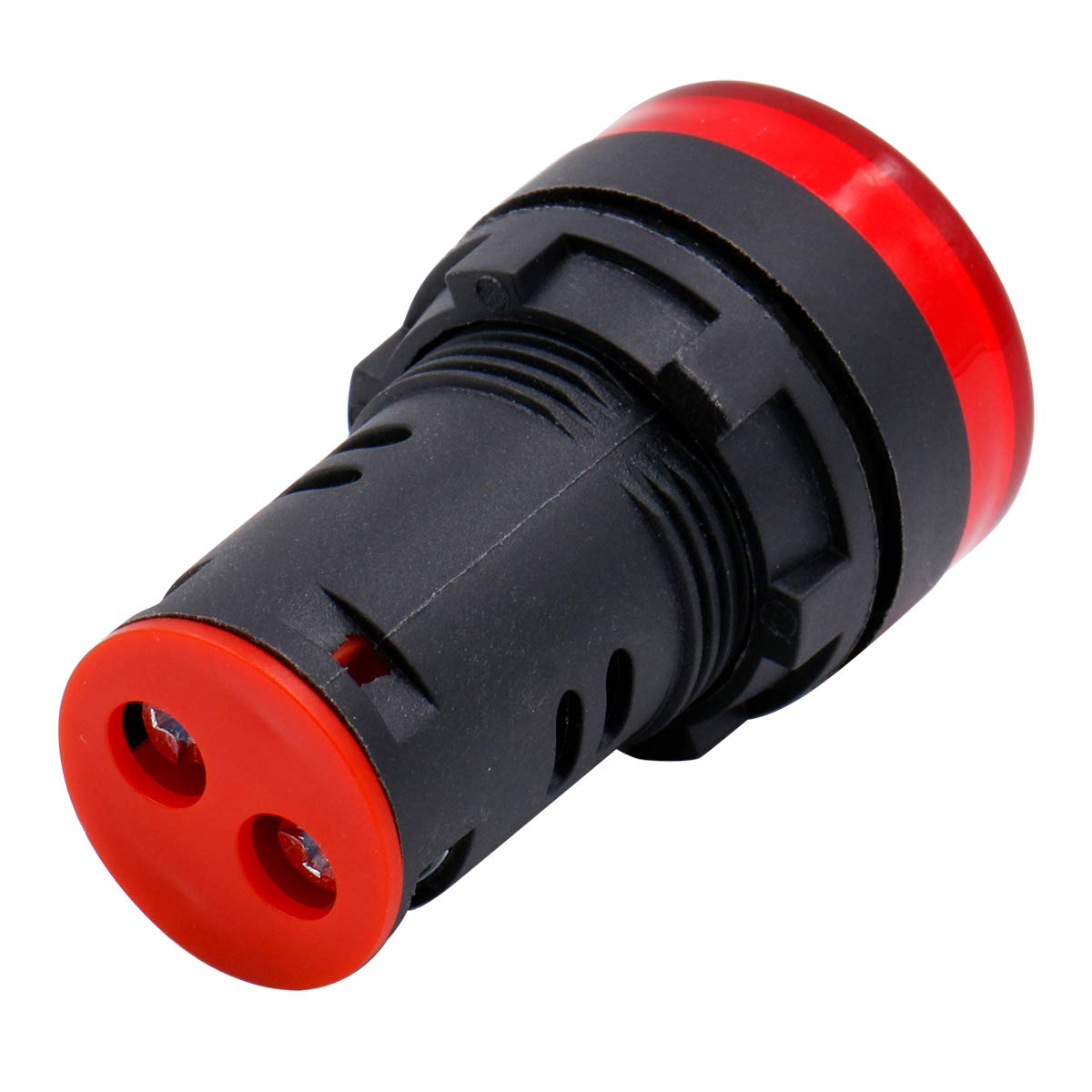 Indicator LED Heschen 22mm Verde - 12VDC, 20mA, IP65, Confezione Da 5 Pezzi - Foto 5