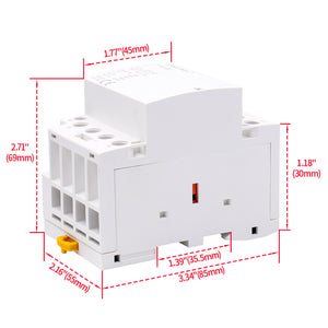 Household AC Contactor CT1-63 63A 2 Pole 1NO 1NC