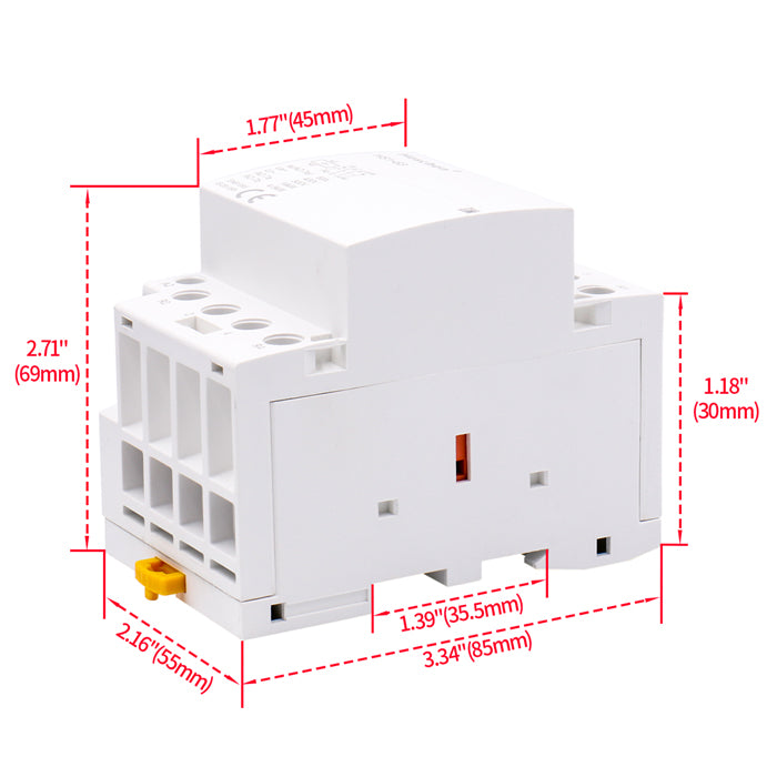 Household AC Contactor CT1-63 63A 2 Pole 1NO 1NC