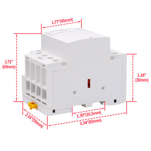 Contactor de CA doméstico CT1-63 63A 4 polos NO