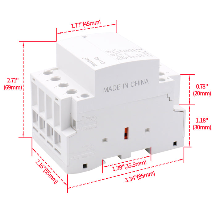 Household AC Contactor CT1-63 63A 4 Pole NO