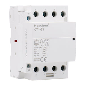 Contactor de CA doméstico CT1-63 63A 4 polos NO