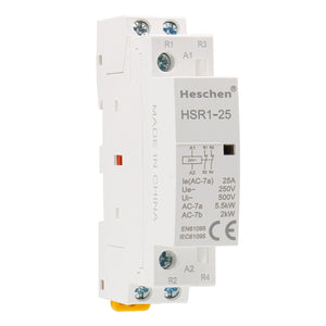 Contactor de CA doméstico HSR1-25 25A 2P NC Normalmente cerrado