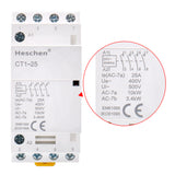 Household AC Contactor CT1-25 25A 4 Pole NO