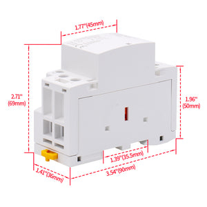 Household AC Contactor CT1-63 63A 2 Pole NO