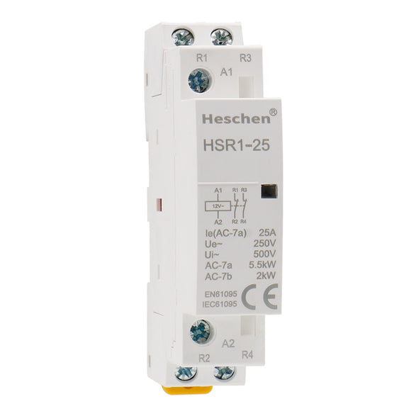 Household AC Contactor HSR1-25 25A 2P NC Normally Closed