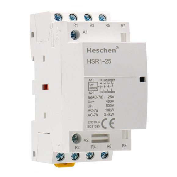 Household AC Contactor HSR1-25 25A 4P NC Normally Closed
