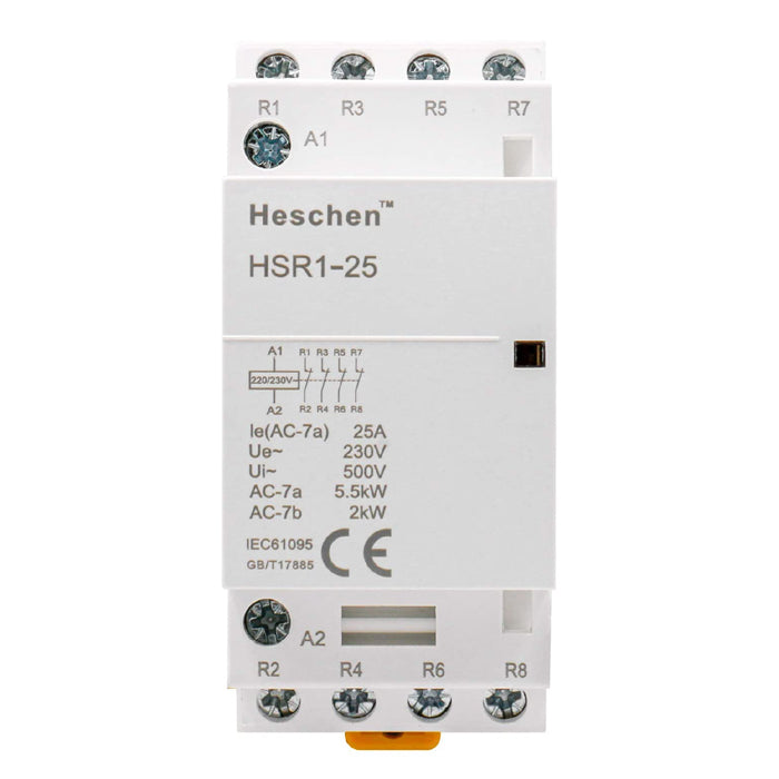 Contattore CA domestico HSR1-25 25A 4P NC normalmente chiuso