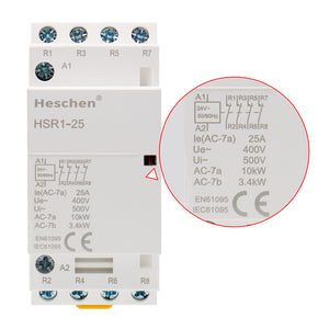 Contattore CA domestico HSR1-25 25A 4P NC normalmente chiuso