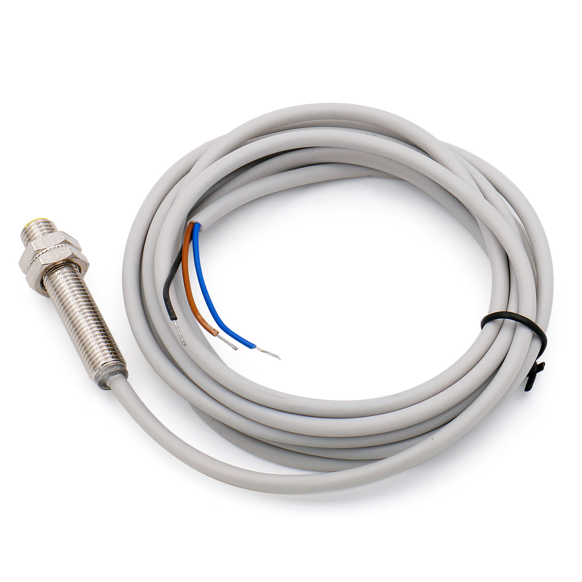 Heschen 1.5mm Embedded Inductive Sensor Switch Bi1.5-M8-AP6X Cylindrical Type DC 10-30V 3 Wire PNP NO(Normally Open) CE