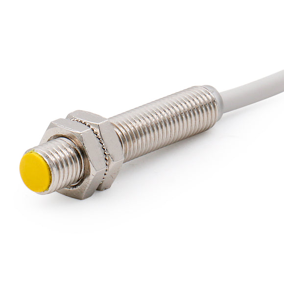 Heschen 2mm Embedded Inductive Sensor Switch Bi2-M8-AP6X Cylindrical Type DC 10-30V 3 Wire PNP NO(Normally Open) CE