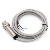Heschen 2mm Embedded Inductive Sensor Switch Bi2-M12-AN6X Cylindrical Type DC 10-30V 3 Wire NPN NO(Normally Open) CE