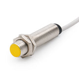 Heschen 4mm Embedded Inductive Proximity Sensor Switch Bi4-M12-AN6X Cylindrical Type DC 10-30V 3 Wire NPN NO(Normally Open) CE