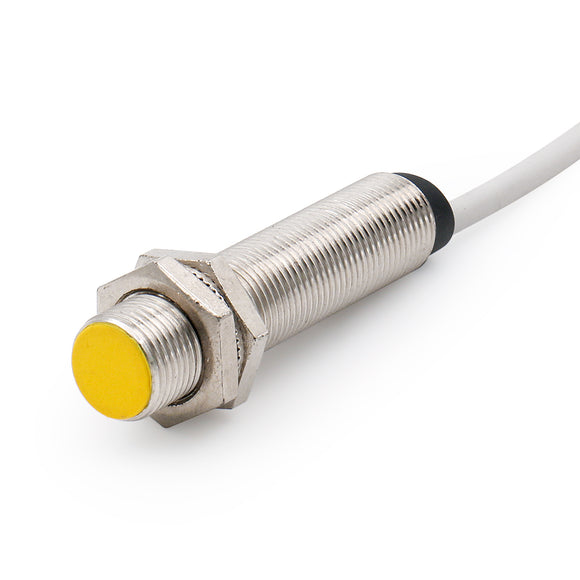 Heschen 2mm Embedded Inductive Sensor Switch Bi2-M12-AN6X Cylindrical Type DC 10-30V 3 Wire NPN NO(Normally Open) CE