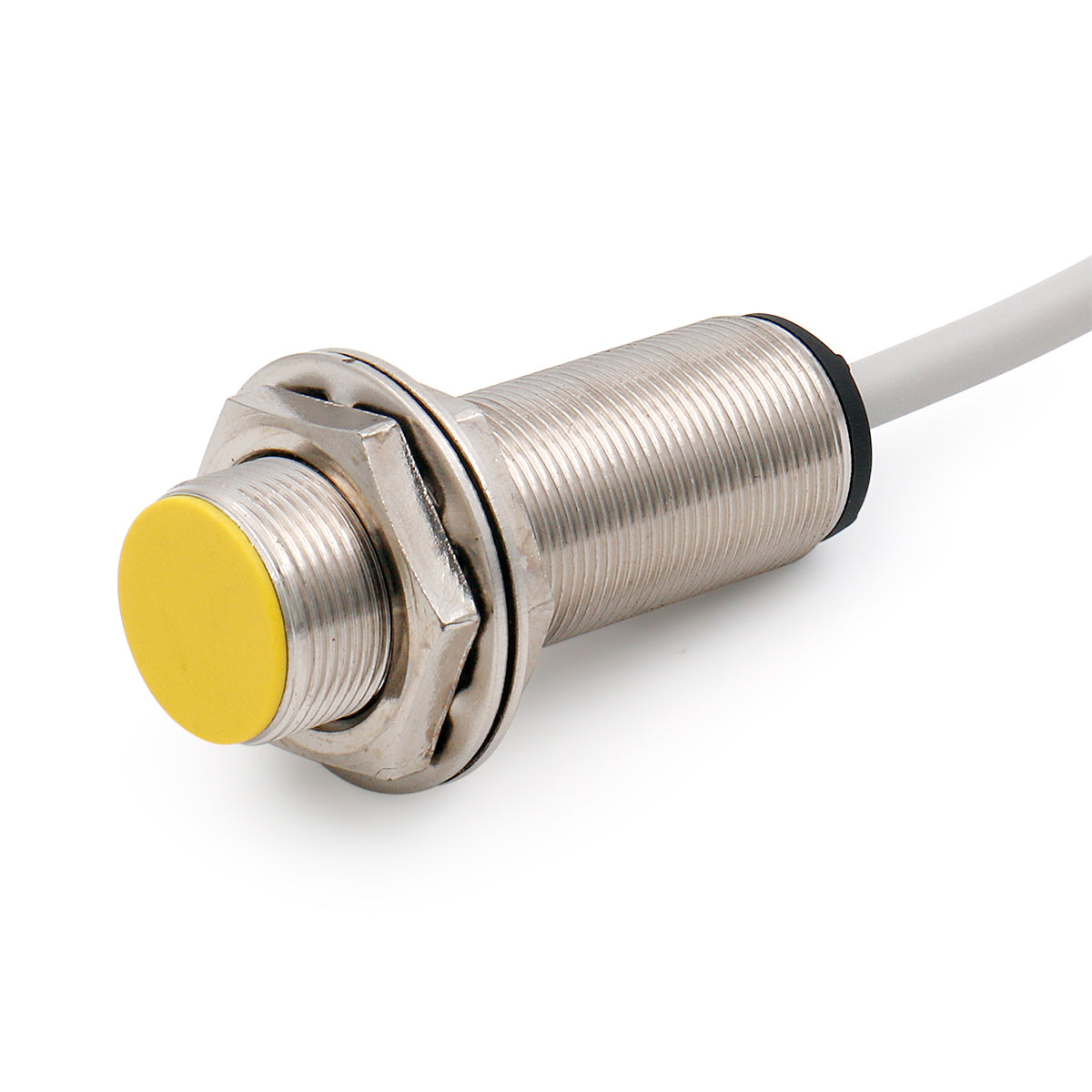 Heschen 5mm Embedded Inductive Proximity Sensor Switch Bi5-M18-AD4X Cylindrical Type DC 10-30V 2 Wire NO(Normally Open) CE