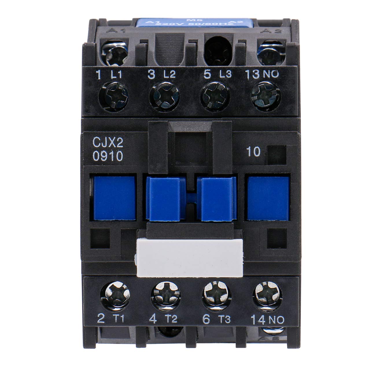 Heschen AC Contactor CJX2-0910 220V 50/60Hz Coil 3P 3 Pole Normally Open Ie 9A Ue 380V