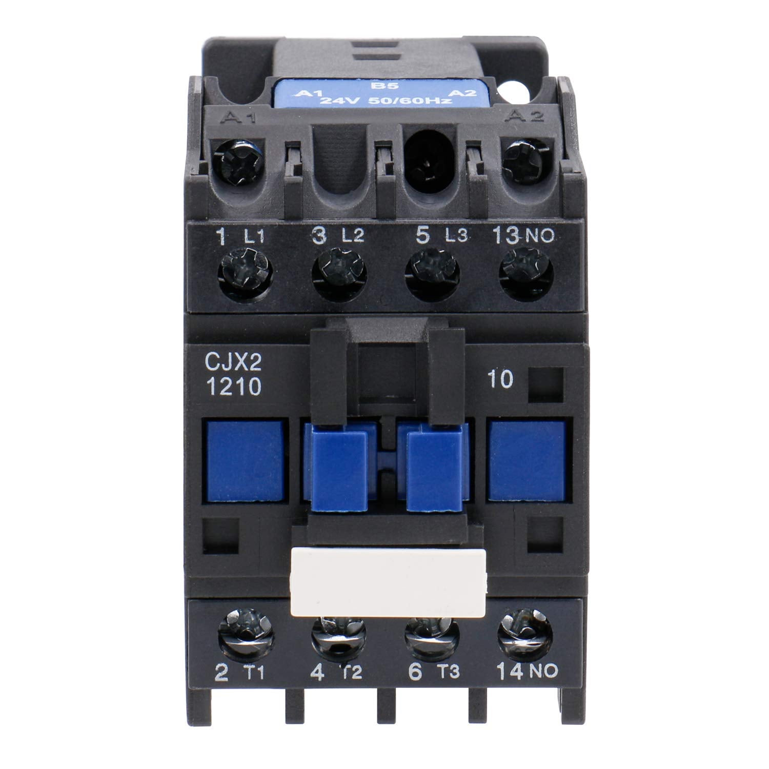 Heschen AC Contactor CJX2-1210 24V 50/60Hz Coil 3P 3 Pole Normally Open Ie 12A Ue 380V