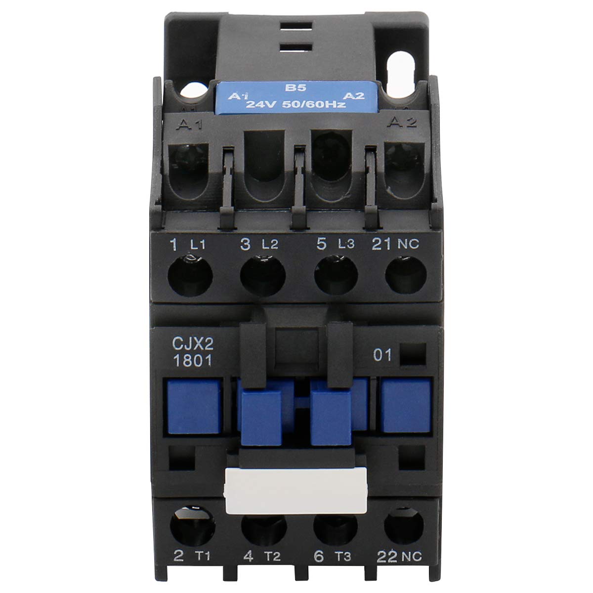 Heschen AC Contactor CJX2-1801 24V 50/60Hz Coil 3P 3 Pole Normally Closed Ie 18A Ue 380V