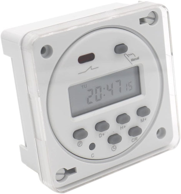 POPP® Electric Temporizador Reloj analogico SUL-181H 230 V 45 – 60 Hz 24  Horas 35 mm DIN Rail (Pack 1 Unidad) : : Bricolaje y herramientas