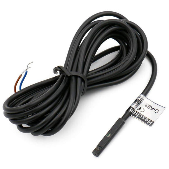 Heschen Magnetic Reed Sensor Switch D-A93 DC AC 5-240V 200mA Sensor 10mm NO(Normally Open) for Pneumatic Air Cylinder