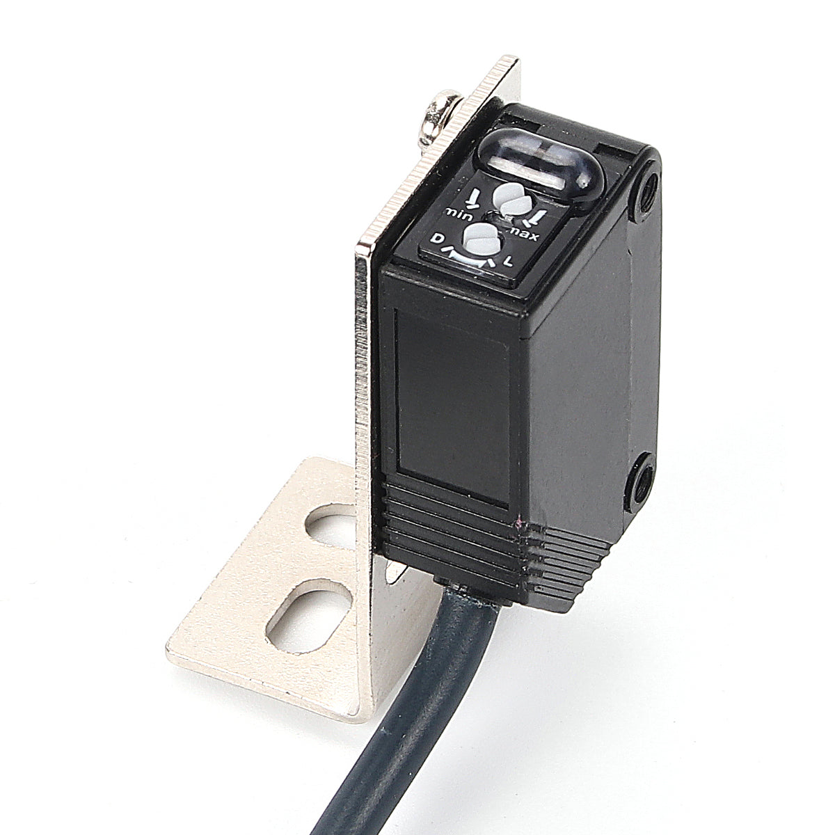 Heschen 2M Compact Photoelectric Sensor E3Z-R81,Retro-Reflective Type with M.S.R. Function, PNP (NO Or NC Switchable) Sensing Distance 20-350cm with Reflector Panel