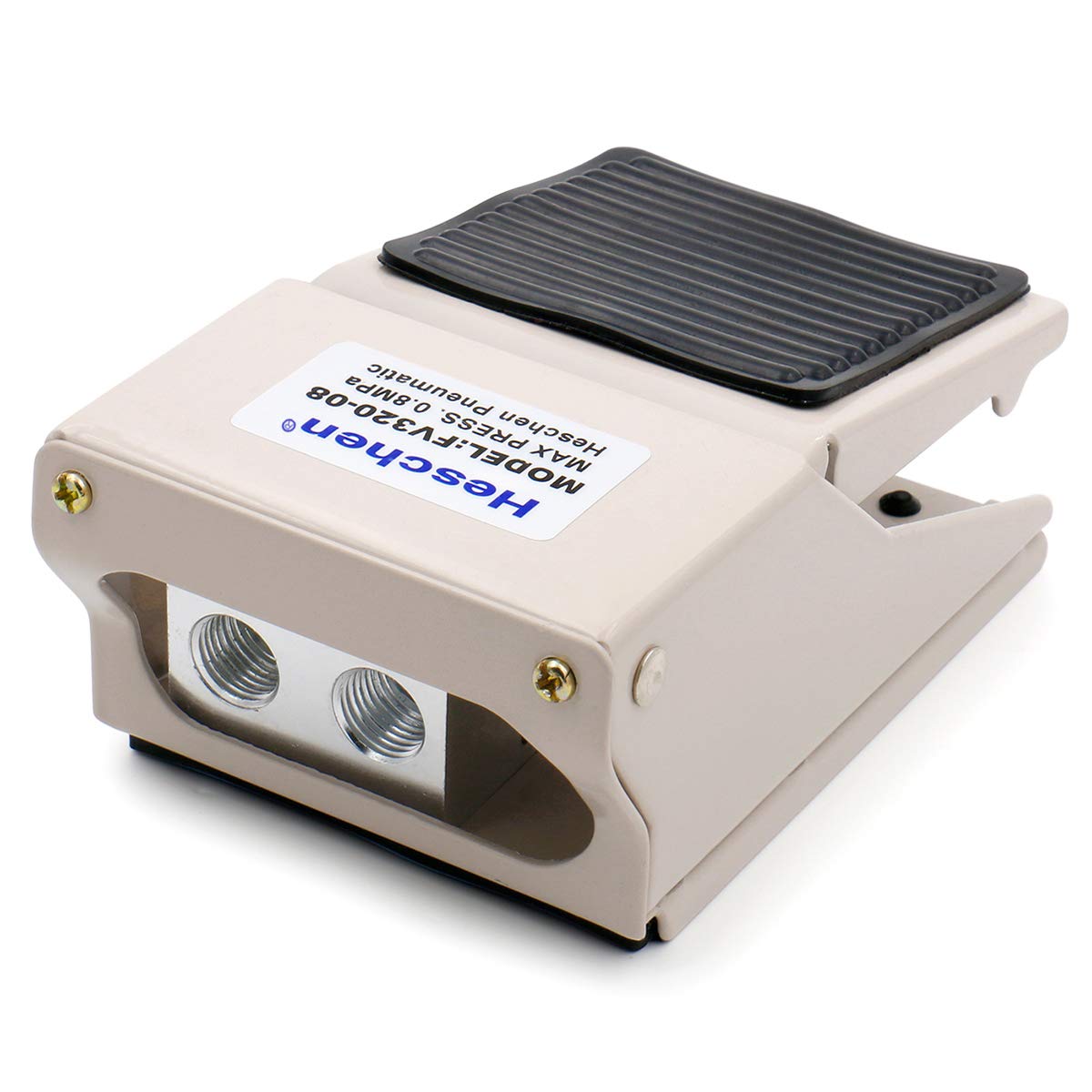 Valvola A Pedale Pneumatica FV-320 - 3 Vie 2 Posizioni Momentanea Con Base Antiscivolo Per Sistemi Pneumatici - Foto 6