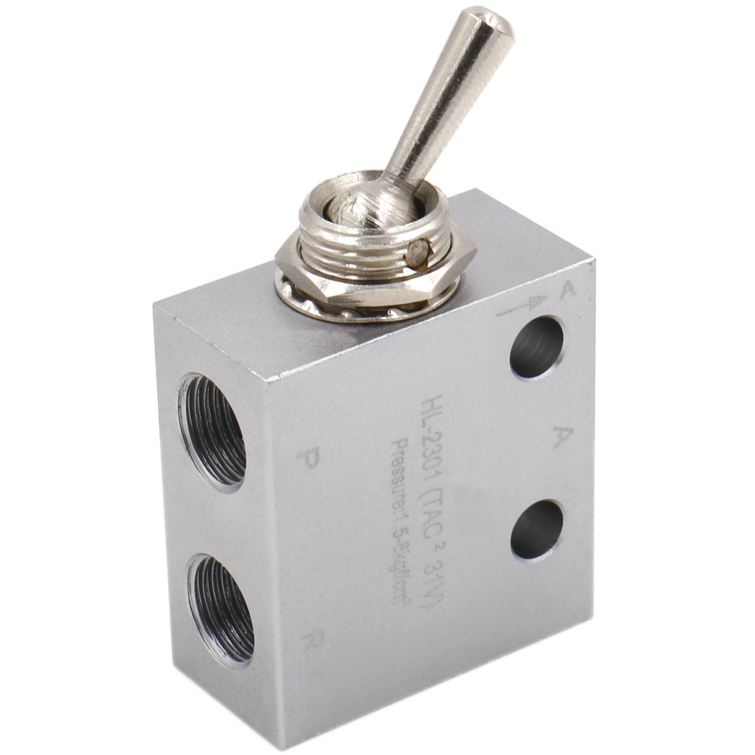 Heschen Pneumatic Knob switch valve HL-2301 PT1/8 3 way 2 position Normally Closed