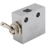 Heschen Pneumatic Knob switch valve HL-2301 PT1/8 3 way 2 position Normally Closed
