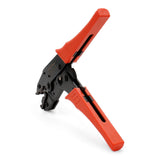 Heschen Ratchet Crimper Plier HS-07FL Flag Female Quick Disconnects Crimping Tools Use for 1.5-2.5 mm² (15-13 AWG) Red