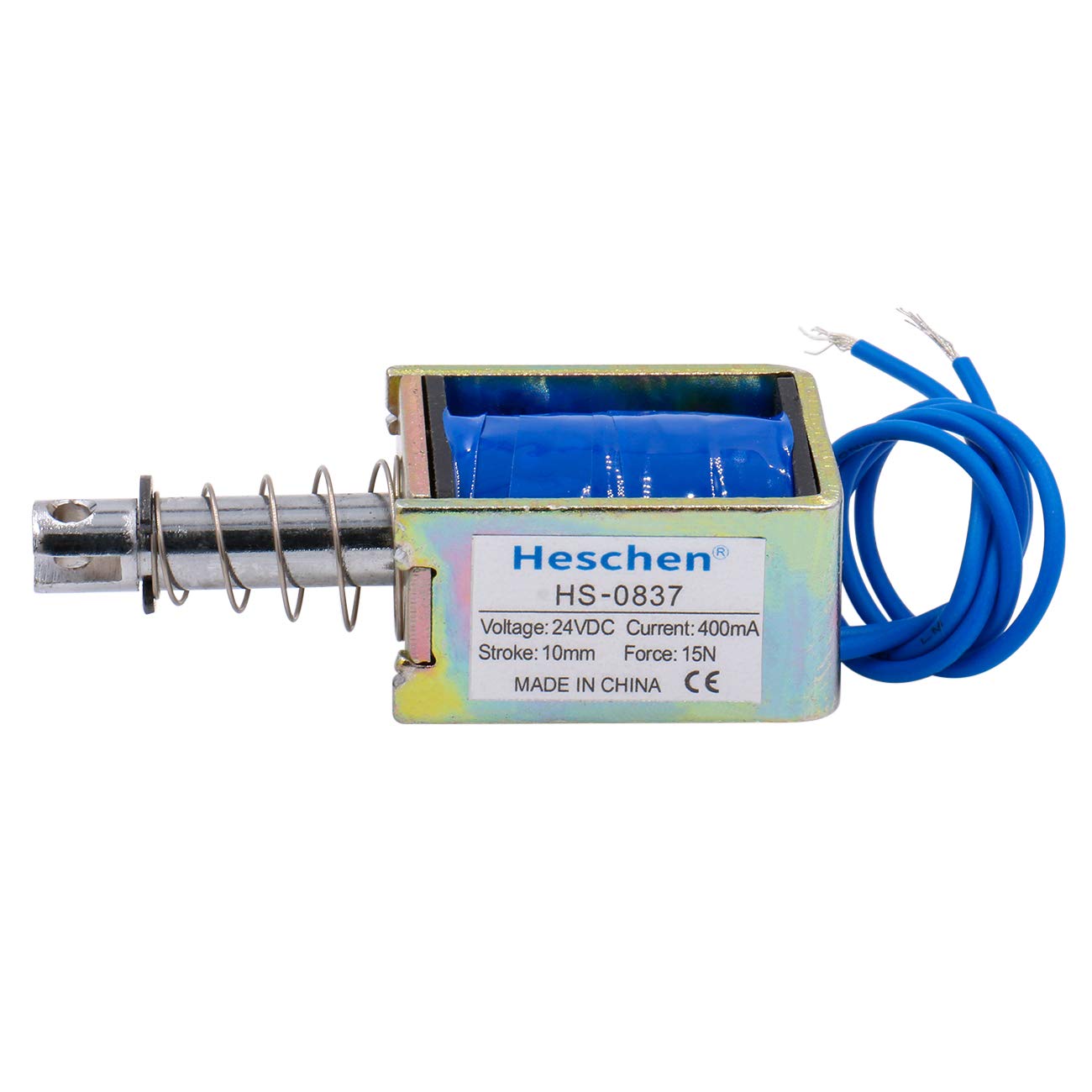 Solenoid Electromagnet open frame door lock 