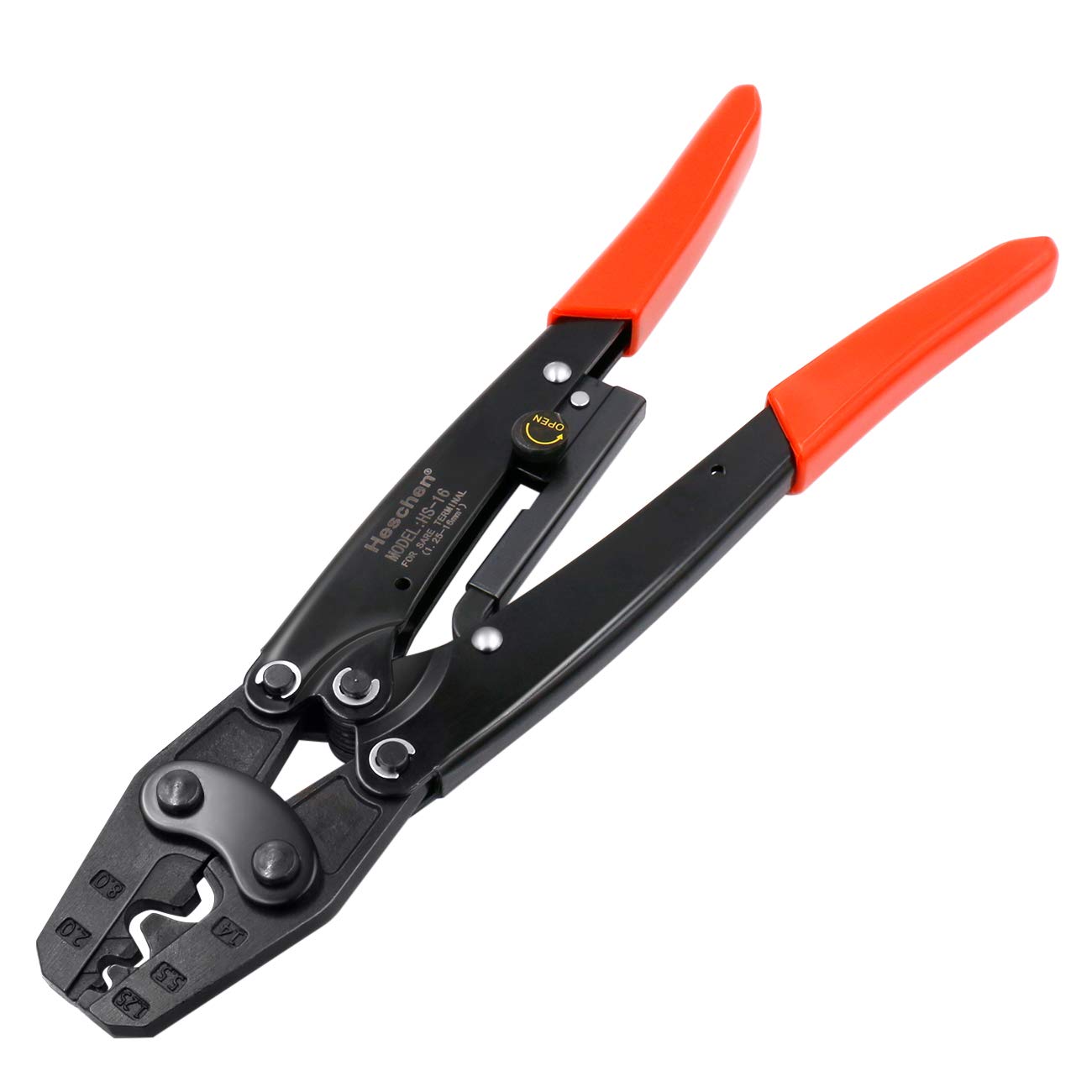 Heschen Ratchet Terminal Crimping Tool HS-16 Use for 1.5-16 mm² (15-5A