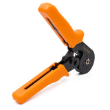 Heschen Crimper Plier HSC8 6-6 Mini Self-Adjustable Crimping Tools Use for 0.25-6.0 mm² (23-10 AWG) Cable End-Sleeves Orange