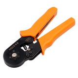 Heschen Crimper Plier HSC8 6-6 Mini Self-Adjustable Crimping Tools Use for 0.25-6.0 mm² (23-10 AWG) Cable End-Sleeves Orange
