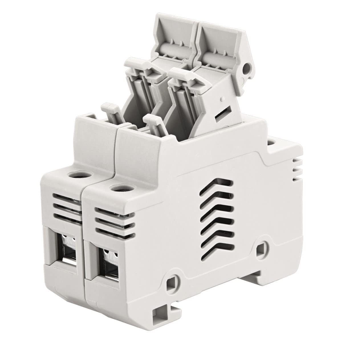 Solar/Photovoltaic Fuse Holder, PV Fuse Holder, HSPV-30D, DC1000V 32A, 2 Pole, 35mm DIN Rail Mounting, for HSPV-30 ST-10PV 10 * 38mm Fuse, CE Listed